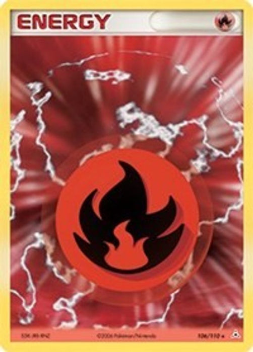 Fire Energy (#106/110) (EX Holon Phantoms) Lightly Played Holofoil