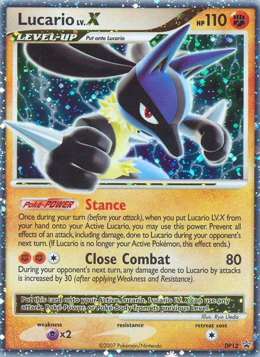 Lucario LV.X - DP12 (#DP12) (Diamond and Pearl Promos) Damaged Holofoil