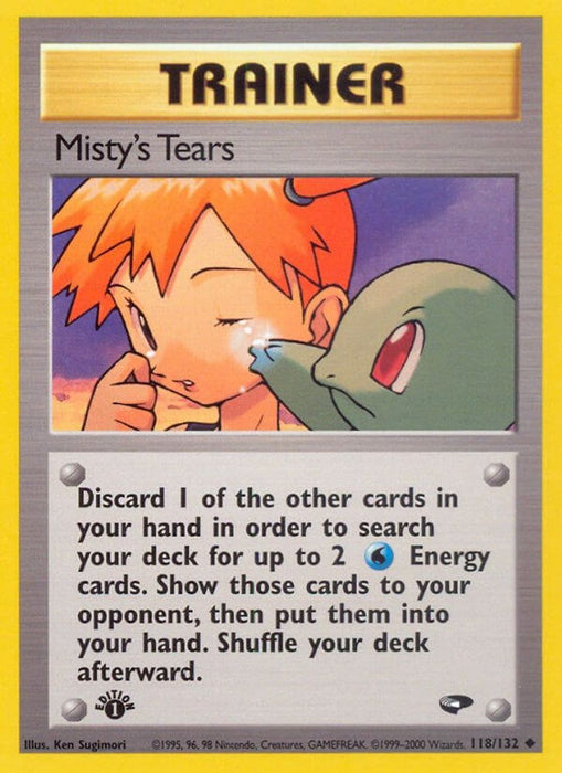 Misty's Tears (#118/132) (Gym Challenge) Moderately Played Unlimited