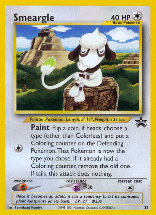 Smeargle (#32/53) (WoTC Promo) Heavily Played