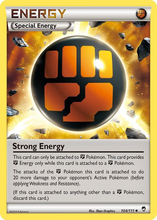 Strong Energy (#104/111) (XY - Furious Fists) Lightly Played