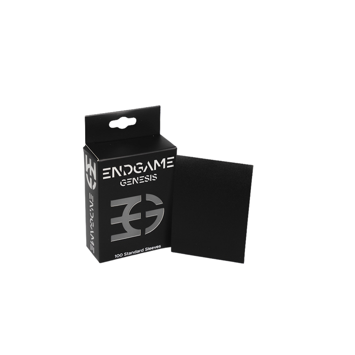 ENDGAME Genesis Sleeves - Obsidian Black - Standard Size (100)