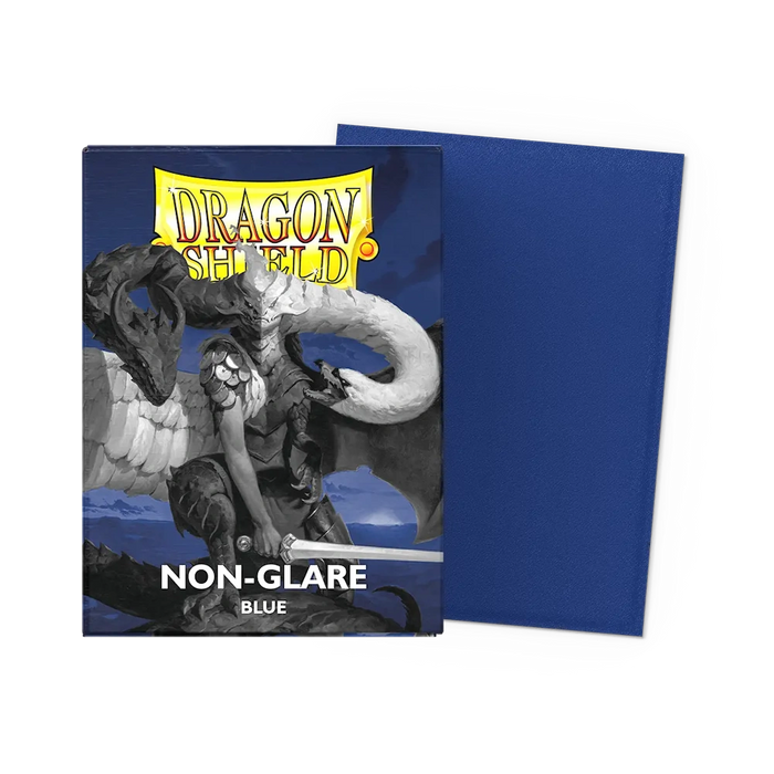 Dragon Shield Non-Glare Matte Sleeves - Blue - Standard Size (100)