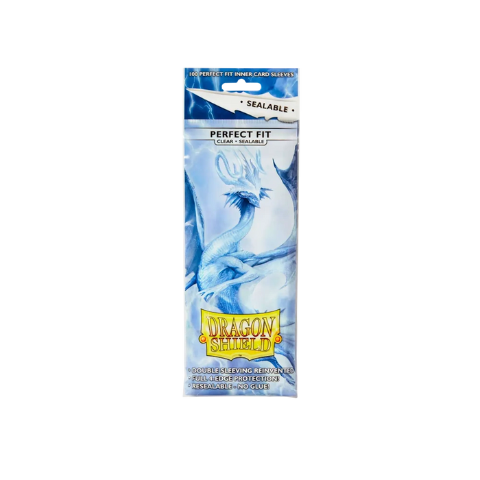 Dragon Shield Sealable Perfect Fit - Clear - Standard Size (100)