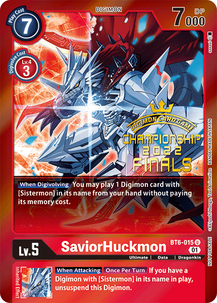 SaviorHuckmon (2022 Championship Finals Event Pack) (BT6-015 U)