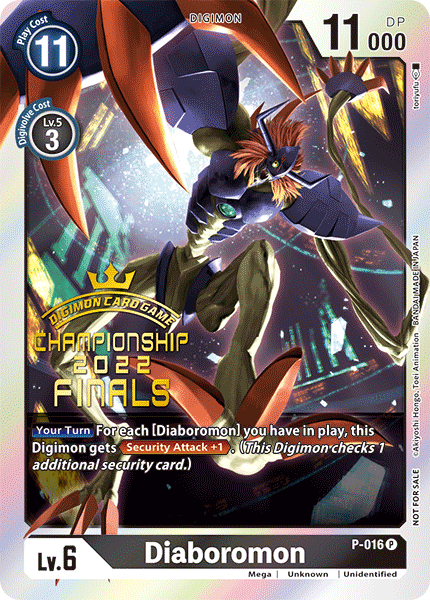 Diaboromon - P-016 (2022 Championship Finals Event Pack) (P-016 P)