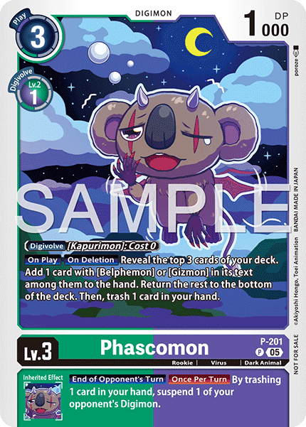 Phascomon (Store Tournament 2025 Vol.4 Participation Pack) (P-201 P)