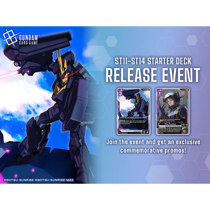 Gundam - ST11 to 14 Release Event - October 1st, 2026