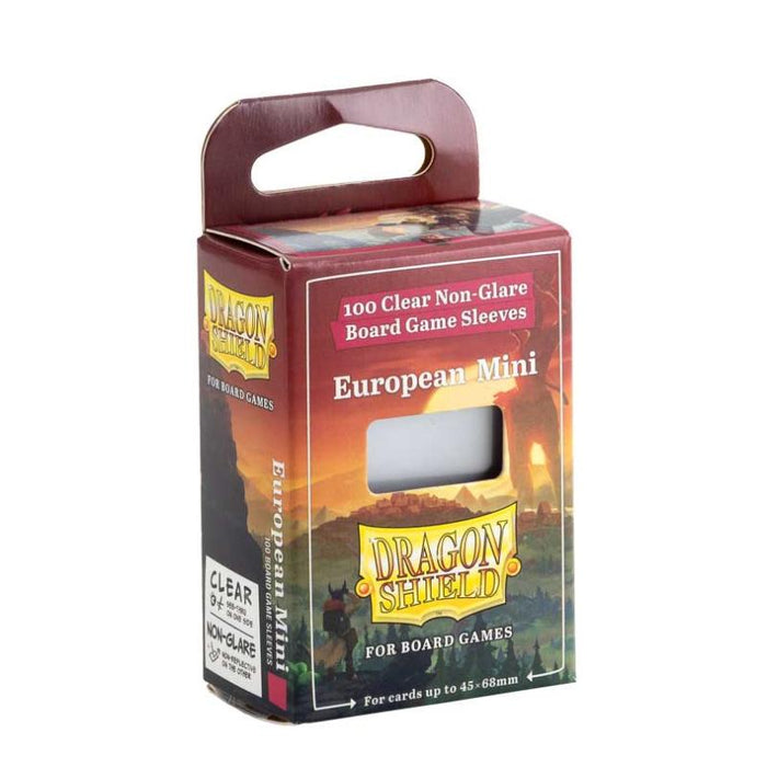 Dragon Shield Board Game Sleeves - Clear - European Mini (100)
