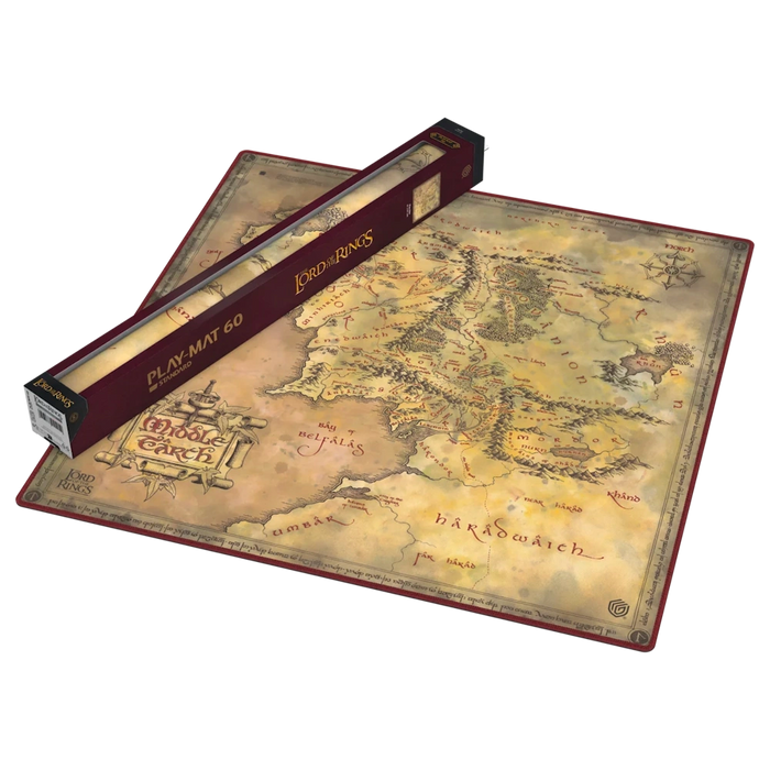 Ultimate Guard Oversized Play-Mat: The Lord of the Rings (Places of Middle-earth) - Outer Packaging Damage