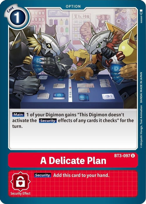 A Delicate Plan (#BT3-097 U) (Release Special Booster 1.5) Near Mint 