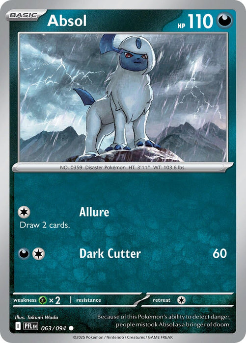 Absol (063/094) [Mega Evolution: Phantasmal Flames] 