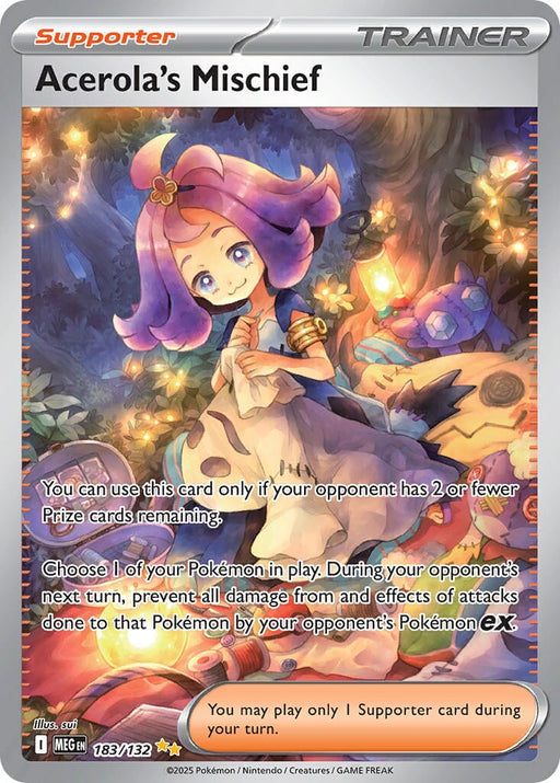 Acerola's Mischief (183/132) [Mega Evolutions: Base Set] 