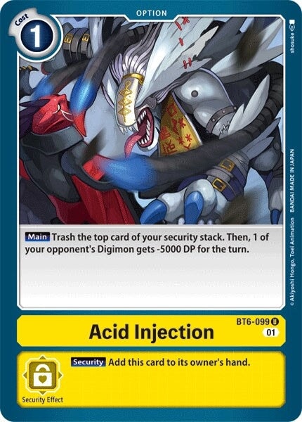 Acid Injection (BT6-099 U) 