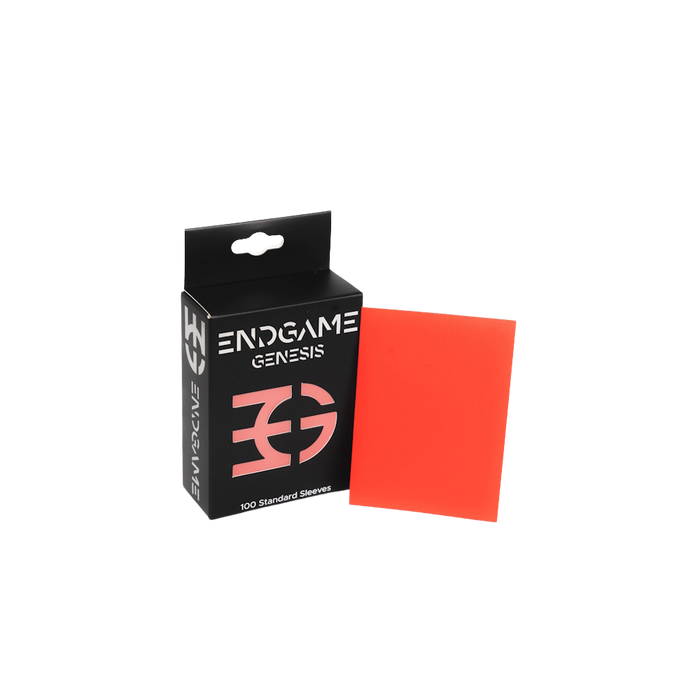 ENDGAME Genesis Sleeves - Poppy Red - Standard Size (100)