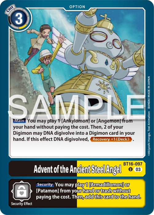 Advent of the Ancient Steel Angel (BT16-097 U) 