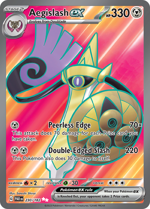Aegislash ex (230/182) [Scarlet & Violet: Paradox Rift] 