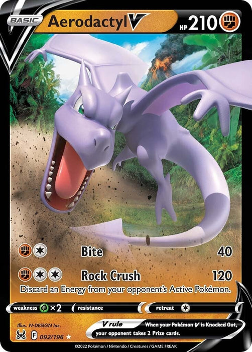 Aerodactyl V (092/196) [Sword & Shield: Lost Origin] 