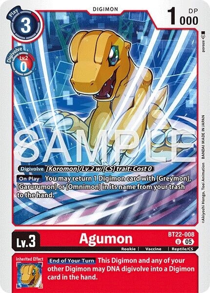 Agumon (BT22-008 U) 