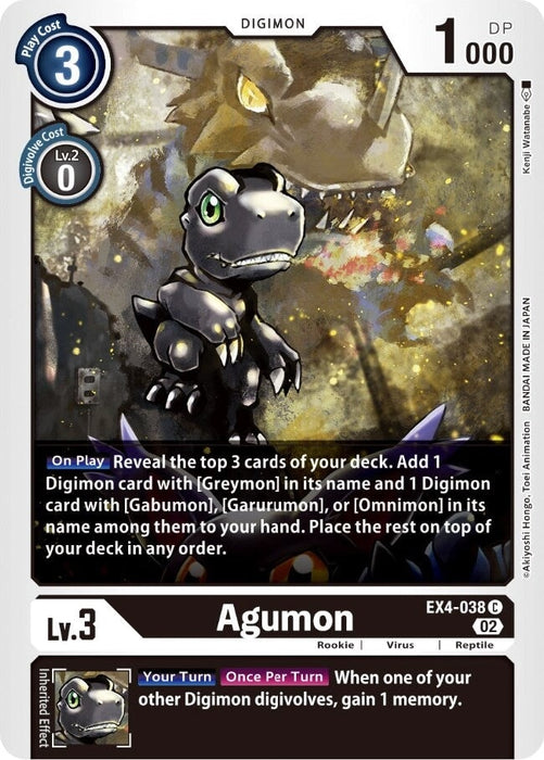 Agumon - EX4-038 (EX4-038 C) 