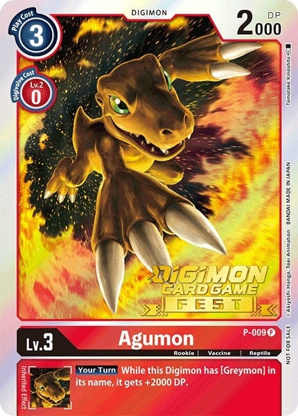 Agumon - P-009 (Digimon Card Game Fest 2022) (P-009 P) 