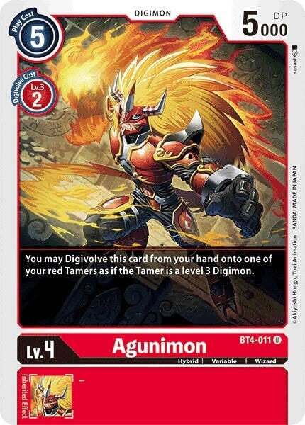Agunimon (BT4-011 U) 