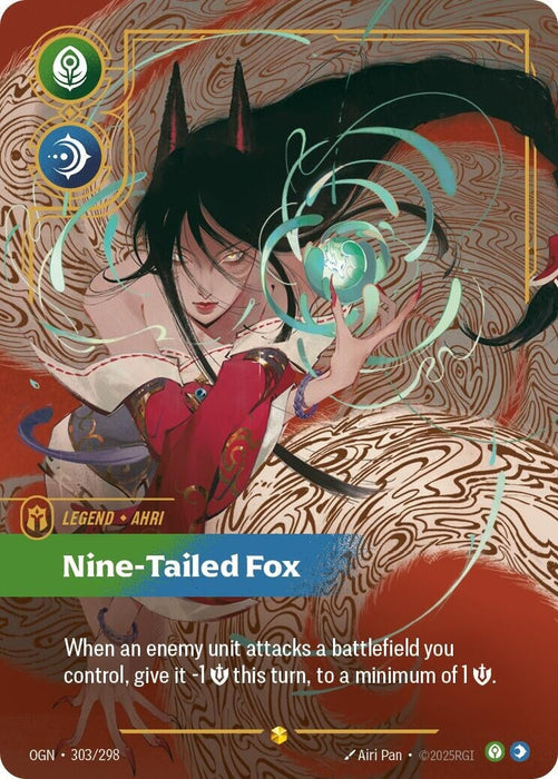 Ahri - Nine-Tailed Fox (Showcase) (303/298) 
