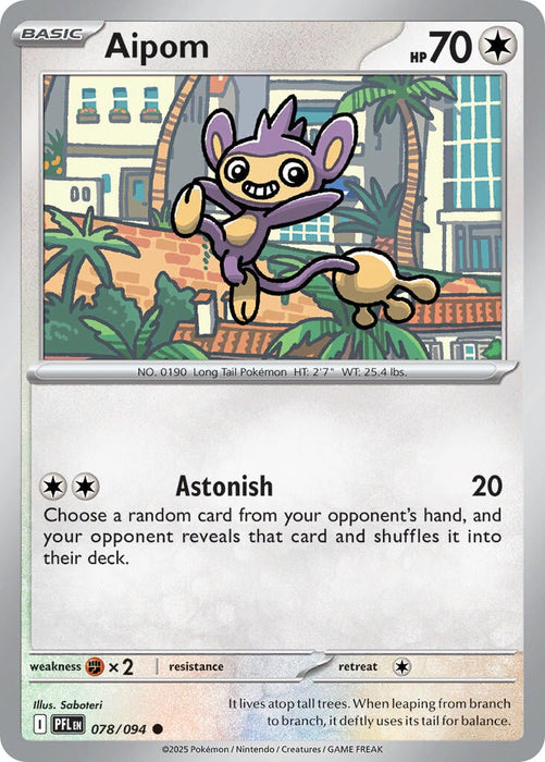 Aipom (078/094) [Mega Evolution: Phantasmal Flames] 