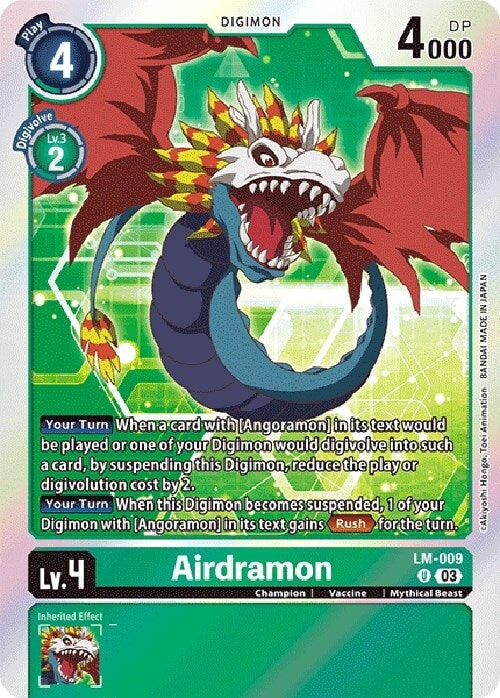 Airdramon (English Exclusive) (LM-009 U) 