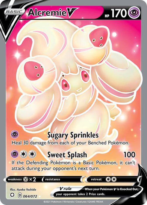 Alcremie V (Full Art) [Shining Fates] 