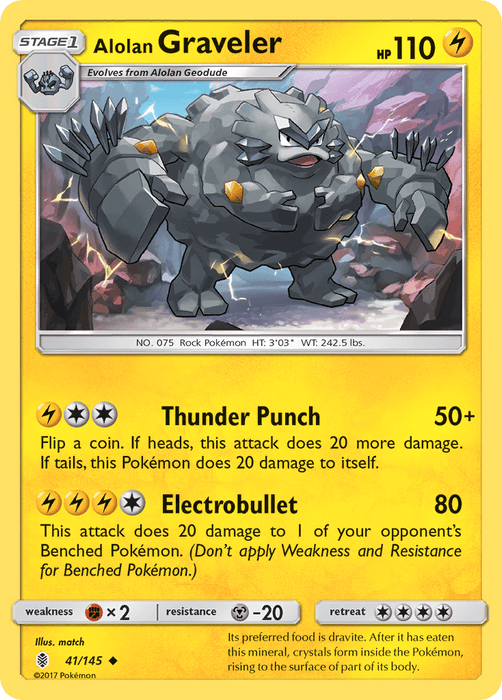 Alolan Graveler [SM - Guardians Rising] 