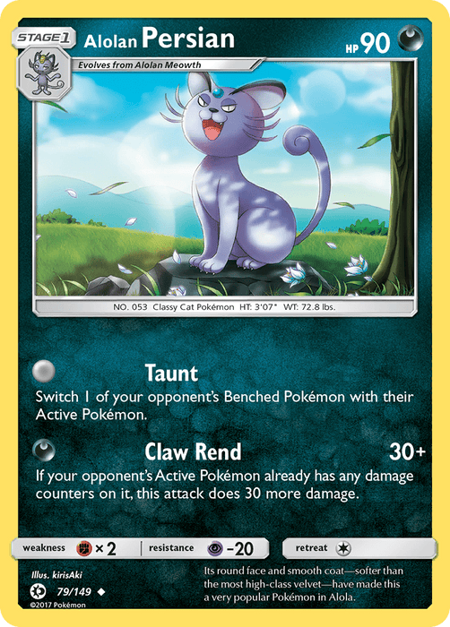 Alolan Persian [SM Base Set] 