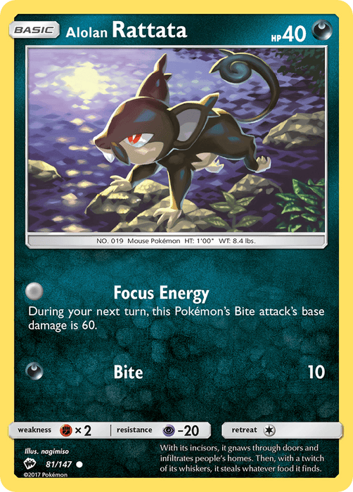 Alolan Rattata [SM - Burning Shadows] 