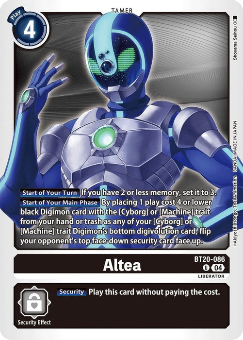 Altea (#BT20-086 U) (Release Special Booster 2.5) Near Mint 