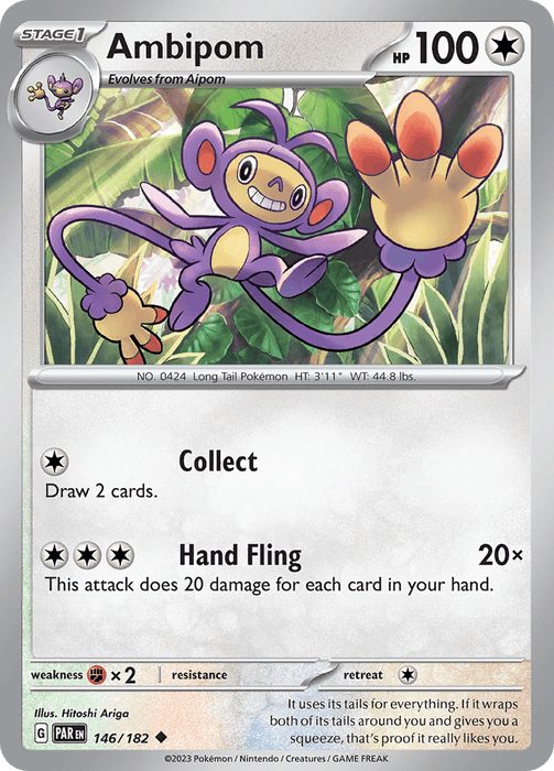 Ambipom (146/182) [Scarlet & Violet: Paradox Rift] 