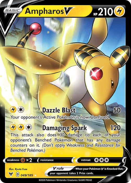 Ampharos V [SWSH04: Vivid Voltage] 