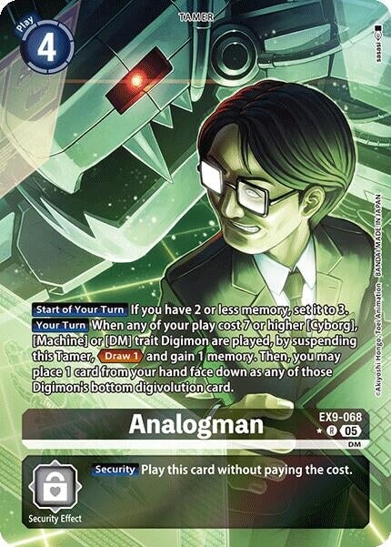 Analogman (Alternate Art) (EX9-068 R) 