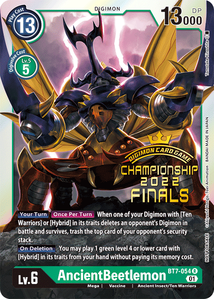 AncientBeetlemon (2022 Championship Finals Event Pack) (BT7-054 R) 