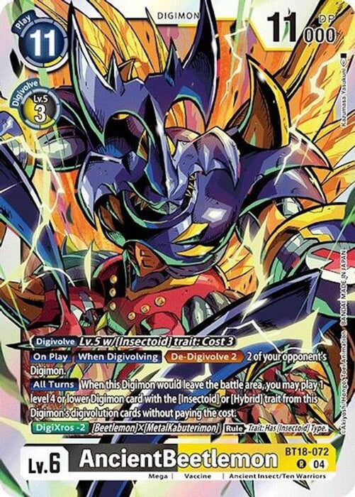 AncientBeetlemon (#BT18-072 R) (Release Special Booster 2.0) Near Mint Foil 