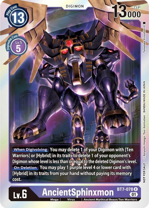 AncientSphinxmon (Event Pack 3) (BT7-078 R) 