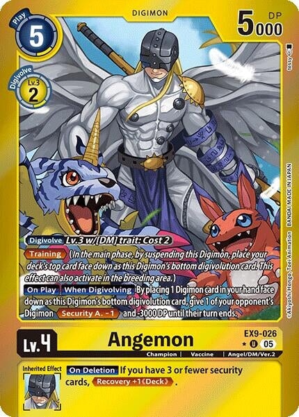 Angemon (Limited Foil) (EX9-026 U) 