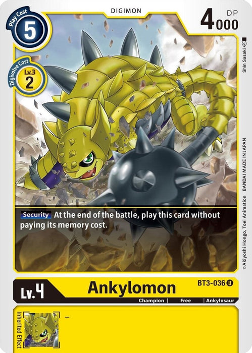 Ankylomon (BT3-036 U) 