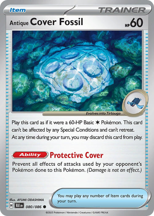Antique Cover Fossil (080/086) [Scarlet & Violet: Black Bolt] 