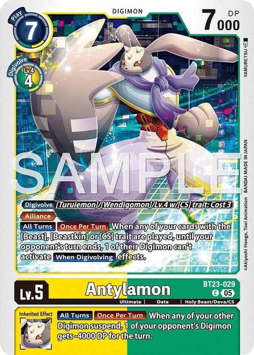 Antylamon (#BT23-029 C) (Hackers' Slumber) Near Mint 