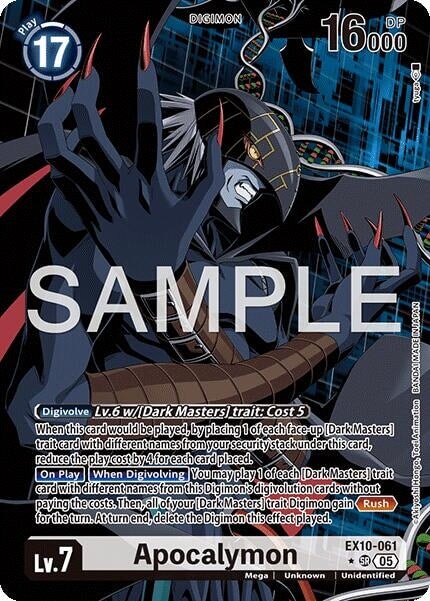 Apocalymon (Alternate Art) (EX10-061 SR) 