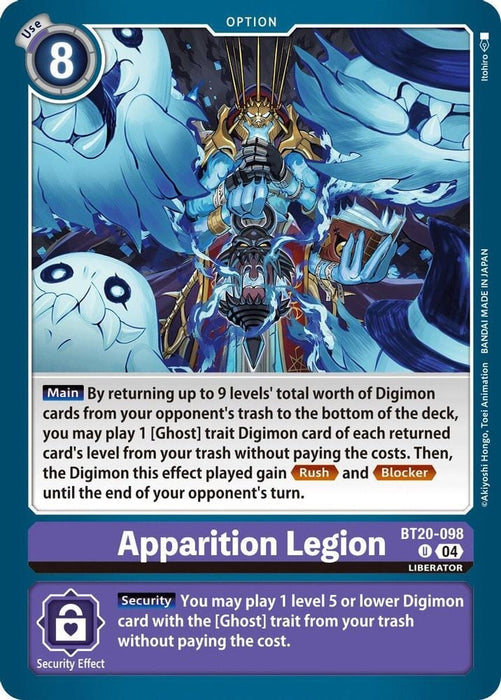 Apparition Legion (#BT20-098 U) (Release Special Booster 2.5) Near Mint 