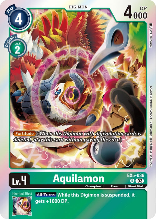Aquilamon (EX5-036 R) 