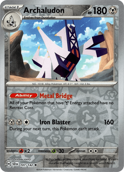 Archaludon (107/142) [Scarlet & Violet: Stellar Crown] 