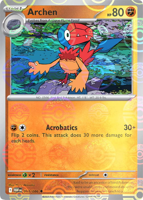 Archen (050/086) (Poke Ball Pattern) [Scarlet & Violet: White Flare] 