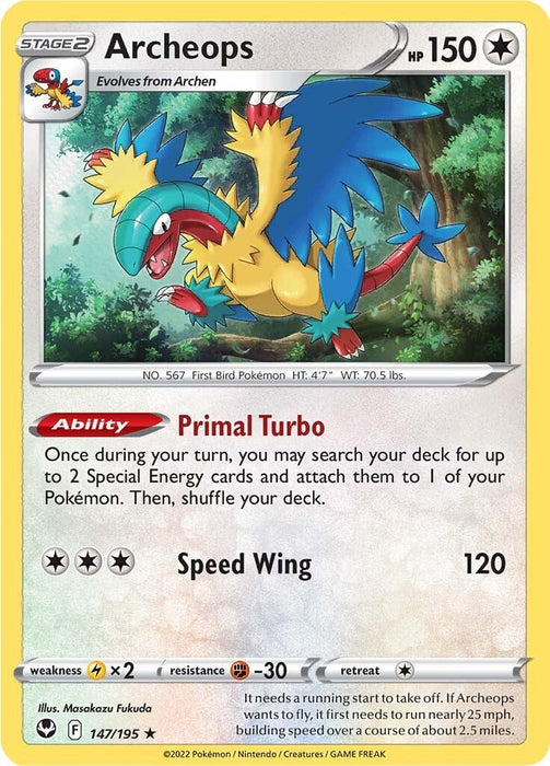 Archeops (147/195) [Sword & Shield: Silver Tempest] 